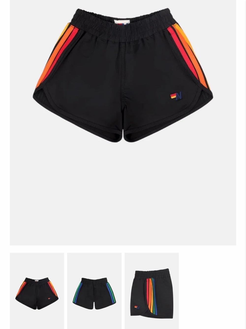 Aviator Nation 5 Stripe Flex Jogger Short - BRAND NEW! - Picture 2 of 3